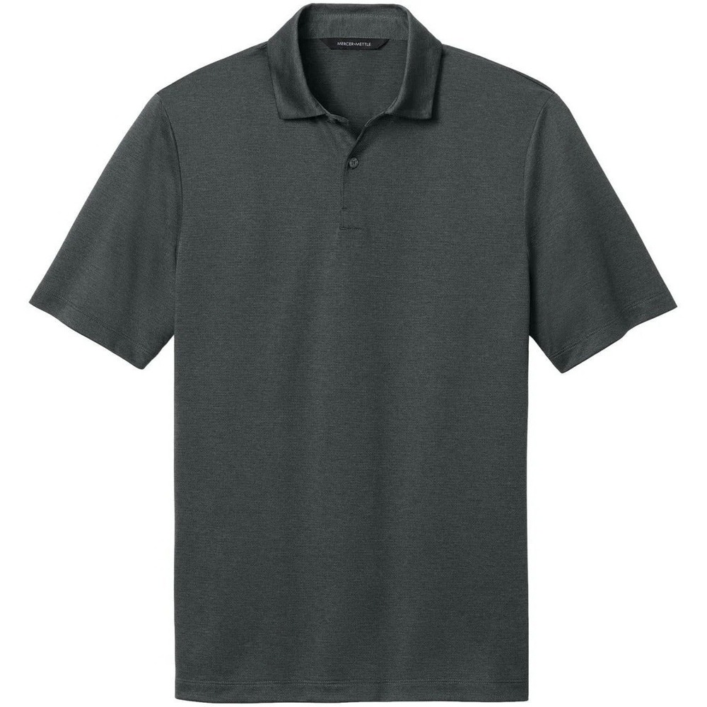 Mercer+Mettle Men's Recharge Jersey Polo - Anchor Grey Heather - MM1020 - Large